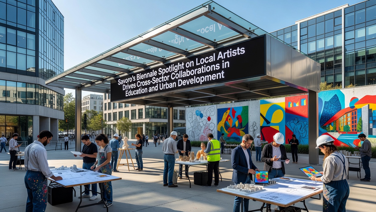 Spotlight on Local Artists at Savoro's Biennale Sparks Educational and Urban Development Collaborations