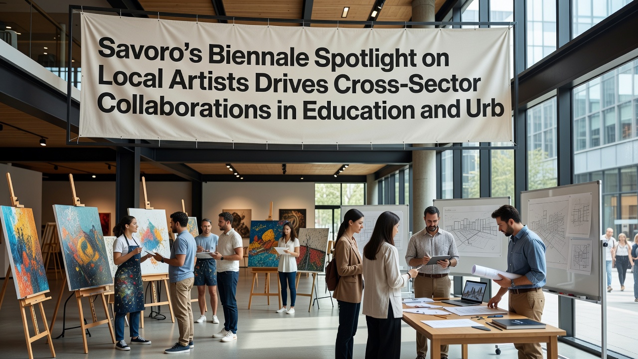 Collaborative workshop between artists, educators, and urban planners in Savoro